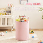 Artfeel Laundry Basket,Woven Cotton Rope Laundry Hamper,100L for Decorative Storage of Dirty Clothes,Toys and Blankets in Bathroom,Baby Room and Living Room - Image 4