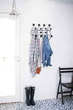 SHISEDECO Classic Mid Century Modern Hang it All Coat Rack Wall Mount Black - Image 3