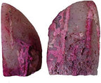 Agate Geode Bookends Heavy Duty Pink Crystal Stone Book Holders Decorative - Image 5