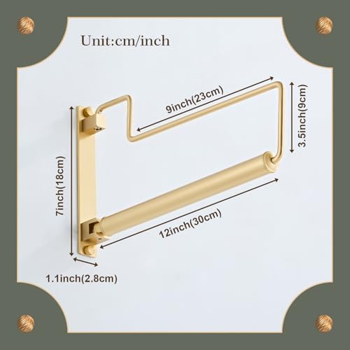 NEWRAIN Clothes Drying Rack, Laundry Racks for Drying Clothes, Wall Mounted Swing Arm Clothes Hanger for Laundry Room, Garage, Indoor & Outdoor Use,Brushed Gold - Image 6