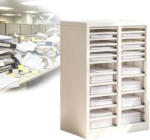Literature Organizer, Classroom Mailbox w/22 PP Drawers by Unknown