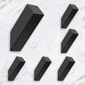 NINETREX Black Towel Hooks, Matte Black Robe Hook, Wall Mounted 6 Pack by NINETREX