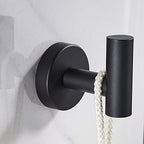 Marmolux ACC 5-Piece Black Bathroom Hardware Set - Hand Towel Holders & Bathroom Towel Rack - Wall Mounted Towel Bar - Stainless Steel (SUS304), Matte Black - Image 2