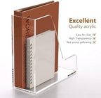 SANRUI Acrylic Desk Organizer, 3-lot Vertical File Organizer, 2-Pack Clear - Image 7