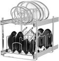 2-Tier Pots and Pans Organizer Under Cabinet Kitchen 15" W *22" D by STORKING