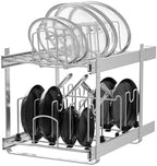 2-Tier Pots and Pans Organizer Under Cabinet Kitchen 15" W *22" D by STORKING