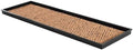 Anji Mountain Heavy Duty Waterproof Rubber Shoe Storage Mat Organizer/Boot Storage Multi Use for Entryway with Coir, Tan and Black Insert, Fits 4 Pair (46.5" Wide) by AnjiMountain