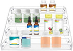 PMMASTO 4-Tier Clear Acrylic Spice Rack Organizer for Cabinet Countertop - Image 6