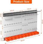TORACK Metal Pegboard with Peg Board Hooks, Tools Storage Pegboard - Image 3