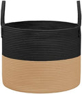 JMvicyroam 115L Extra Large Machine Washable Cotton Rope Blanket Basket by JMvicyroam