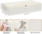 Underbed Storage Organizers,Beige,2 Pack,23.6x11.8x5.9 Inch - Image 5