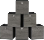 SONGMICS Storage Cubes, Set of 6, 13-Inch Foldable Closet Organizers by SONGMICSbySONGMICSHOME