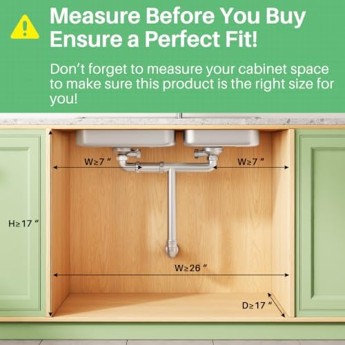 Kitstorack Under Sink Organizer 3-Tier Slide Out Drawer for Bathroom 1-Pack - Image 2