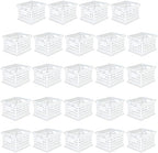 Sterilite Storage Crate Bin File Organizer for Home & Office,White, 24-Pack by Sterilite