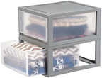 Storage Bins，30Qt 2-Pack Under Bed Storage Drawers, Stackable Plastic Bins - Image 4