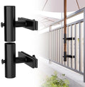 Umbrella Holder Parasol Holder Patio Umbrella Stand Mount Umbrella Clamp for Balcony, Outdoor Umbrella Holder Fixed Clip Deck Table Umbrella Mount for Deck,Railings,Beach,Courtyard,Boats,Tailgates by HILLMASTER