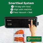 FoodSaver Heavy Duty Quart Vacuum Seal Bags, 88 Count 8" x 11" BPA-Free Freezer Bags, 30% Thicker for Food Storage, Sous Vide, and Meal Prep - Image 6