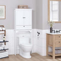 Spirich Bathroom Over the Toilet Storage Cabinet with Tilt-Out Cube, White by SpirichLLC