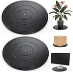 Peohud 2 Pack Heavy Duty Rotating Swivel Stand, 16 Inch Lazy Susan Turntable with Steel Ball Bearings for TV, Computer, Monitors, Model Base, Crafts, Potted Plants, Christmas Tree by Peohud