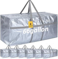 4 Pcs 66 Gallon Extra Large Moving Bags Heavy Duty Storage Bag by Clysee