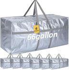 4 Pcs 66 Gallon Extra Large Moving Bags Heavy Duty Storage Bag by Clysee