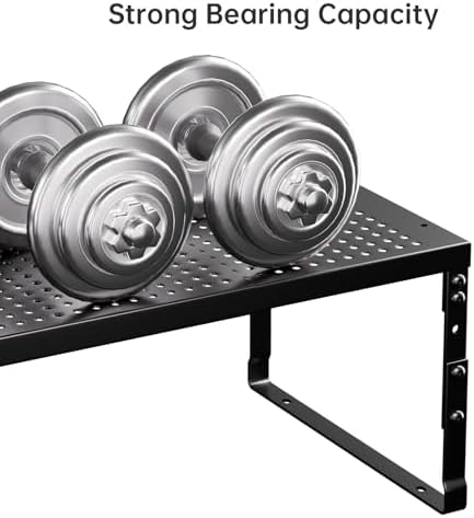 Cabinet Shelf,Expandable Adjustable Stackable Kitchen Organizer,for cabinets, Kitchens, countertops, bathrooms Shelf Organizer (2Packs/Black,Medium) - Image 5