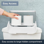 YouCopia HideAway Toilet Cabinet, Over Toilet Bathroom Storage Organizer - Image 5