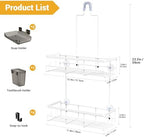 Hanging Shower Caddy Over Showerhead - Rustproof No Drill Shower Organizer - Image 6