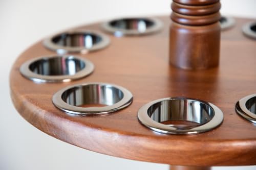 Asterom Cane Stand - Wooden Holder for Walking Sticks, Canes (Caramel) - Image 3