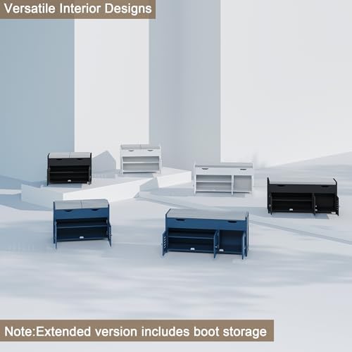 ChooChoo Shoe Storage Bench with Lift Top Storage & Cushioned Seats - Image 6