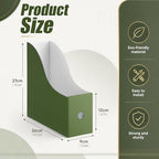 Thenshop 24 Pcs Magazine Files Cardboard Holders,Classic,Dark Green - Image 2