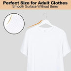 Wooden Hangers 30 Pack, Wood Hangers with Extra Smooth Finish - Image 3