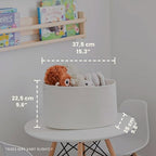 OrganiHaus Cotton Rope Baskets for Shelves, Set of 3, 15x9x10 - Image 2