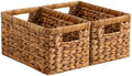 StorageWorks Decorative Baskets, Hyacinth Storage Baskets for Organizing by StorageWorks