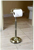 Kingston Brass CC2103 Georgian Pedestal Paper Holder, Antique Brass 21-1/2" - Image 2