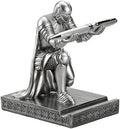 Windbreaker Soldier Knight Pen Holder Personalized Desk Accessory Silver by CYXStar