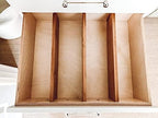 Lipper International 8897 Bamboo Wood Custom Fit Adjustable Deep Kitchen Drawer Dividers, Set of 2 - Image 3