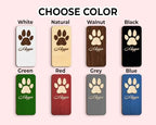 Personalized Dog Leash Holder Wall Mount, Pet Harness Hanger, Dog Collar Organizer for Entryway, Key Rack for Wall Decorative, Memorial Cat Leash Holder for Wall, Pet Loss Gifts, Home Decor - Image 3