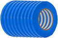 MAT Food Saver UPVC Tape Light Blue - 3/8 x 180 yds. (Pack of 10) Poly Bag Sealing Tape for Wrapping, Packaging, and Airtight Food Storage by MATTape