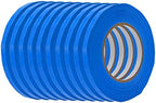 MAT Food Saver UPVC Tape Light Blue - 3/8 x 180 yds. (Pack of 10) Poly Bag Sealing Tape for Wrapping, Packaging, and Airtight Food Storage by MATTape