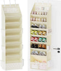 Criusia Shoe Storage, Over the Door Shoe Organizer, Hanging Closet Shoe Storage with Large Deep Pockets, Fits 16–24 Pairs of Sneakers, Sandals, Boots, Beige by Criusia