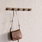 Coat Rack Wall Mounted, Antique Brass Zinc Alloy with 5 Hooks - Image 6