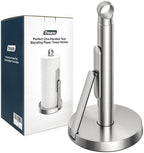 theaoo Heavy-Duty Paper Towel Holder with Tension Arm, Countertop(1,Silver) by theaoo