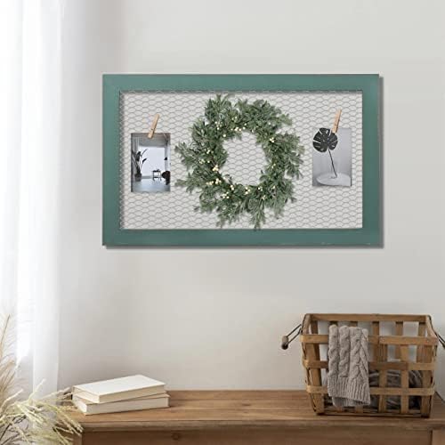 18 × 29" Chicken Wire Frame Large Bulletin Board, Hanging Jewelry Organize - Image 4