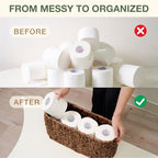 84ECO Brown Toilet Paper Storage Basket - Image 4