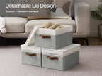 StorageWorks Fabric Storage Bins with Lids, Closet Storage Bins - Image 5
