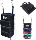 Pack Gear Hanging Carry-On Organizer - Our Standard Hanging Luggage Organizer Fits Any Carry On - Our Packing Cubes For Travel Use Mesh Windows to Make Finding Clothes Easy (Black, S) by PackGear