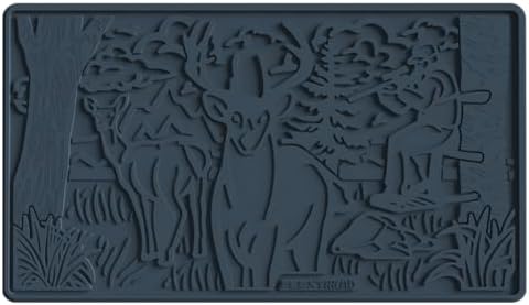 Bootmat - Whitetail Scene Floor and Welcome Mat - Dark Blue by Unknown