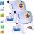 Liquid Laundry Detergent Holder Stand with Drip Tray - 2 Pack - White by Skywin