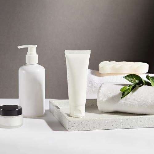 uxcell Bathroom Vanity Tray, 15.7" x 6" Silicone Soap Dispenser Trays, Shatterproof Kitchen Sink Organizer for Soaps Keys Candle Trinket, Gray - Image 5